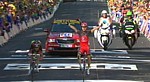 Sergio Paulinho wins the tenth stage of the  Tour de France 2010